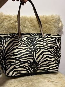 Guess Zebra Print Tote Bag