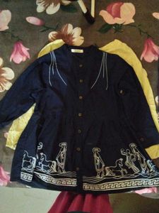 4 Set Of Vintage Graphic Print Tunic