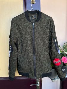 Trendy Camo Bomber Jacket