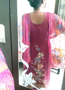 Floral Salwar Kameez Duppata