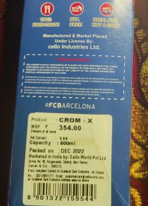 FC Barcelona Water Bottle 600ml