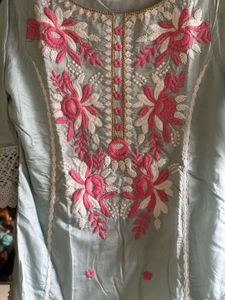 Elegant Embroidered Kurta Set