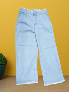 L@35 Size-34 Wide Leg Denim Jeans