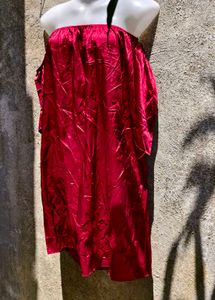 CUTE MAROON DRESS