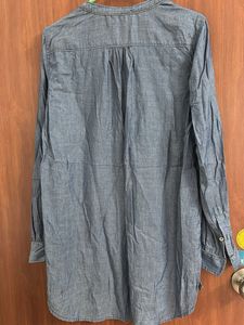 Chambray Tunic Blouse