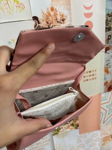 Pink Hand Bag Plus Sling