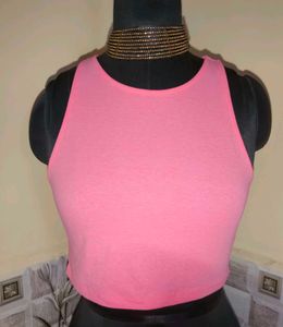 🆕Size S/M🎁Buy 2 Get 1 Free 🎁Pink Crop Tank Top