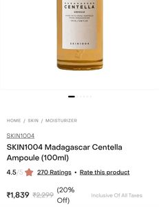 MADAGASCAR CENTELLA AMPOULE SERUM