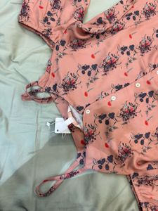 Floral Strap Top