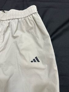 Adidas Light Grey Track Pants | Gym Wear | M–L