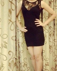 Black Partywear Bodycon Dress