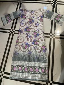 Rakhi Special Hakoba Kurti With Grey Pant