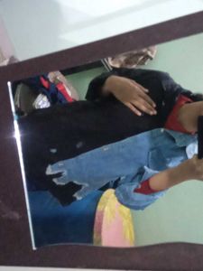 Two-Tone Denim Jacket