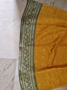 Women's Festive Yellow Dress &amp; Dupatta