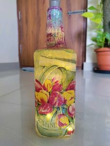 Upcycled Bottle Lamp
