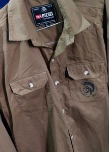 Diesel Duble Pocket Button-Down Shirt
