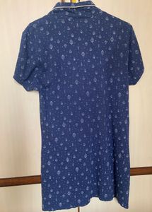 Sweet Dreams Navy Printed Shirt Pyjama Set