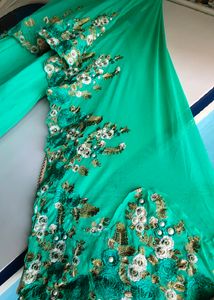 poncho style gown