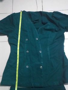 Vintage Green Skirt Suit