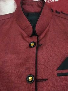 Maroon Waistcoat - Stylish Ethnic Wear