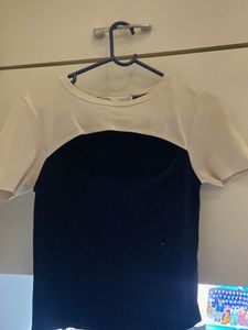 Zara Cut-Out Detail Top