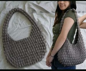 Crochet Popcorn/Bobble Handbag/Purse