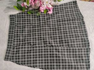 Checkered Mini Skirt