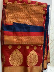 Elegant Red Saree