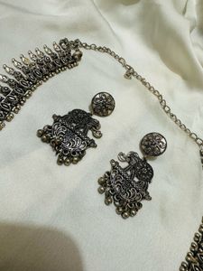Oxidized Necklace Set