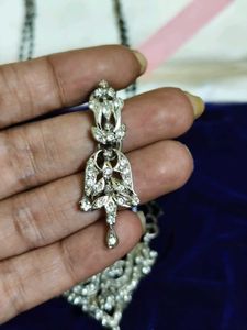 Vintage Pure Silver Mangalsutra Set