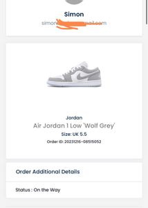 Air Jordan Wolf Grey
