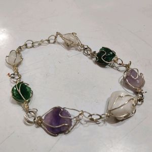 Salee 🥳Stone Jewelry Set - ₹49+ Free Gift! 💎✨