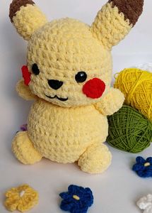 Crochet Pikachu Plush