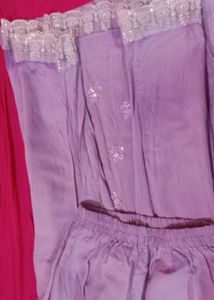 Embroidered Kurta pants set