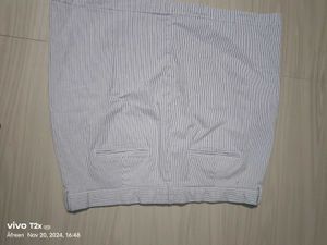Black In White Skirt