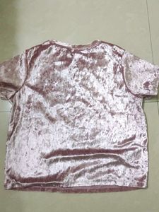 Pink Velvet Tee