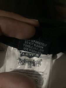 Levis Black Denim Jean Straight Fit