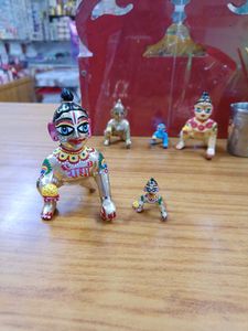 Krishna Idol Set 4 No Laddugopal Complete Makeup