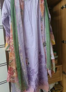Lavender Patchwork Dress