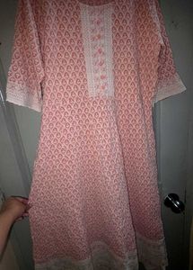 Anarkali style Embroidery Kurta(Umbrella cut)