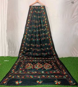 Kantha Stitched Saree With Blouse Piece
