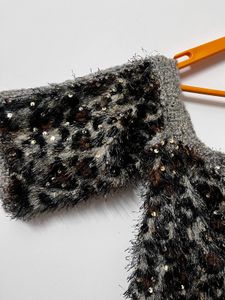 Animal Print Frill Top