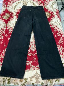 Zudio Women’s Black Wide Leg Jeans
