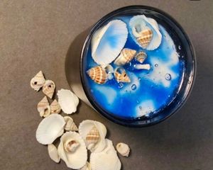 Seashell Candle