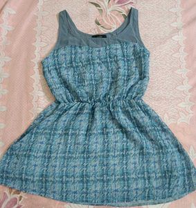 Cute Blue Mini Dress