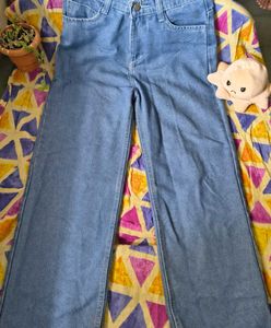 Wide Leg Denim Jeans