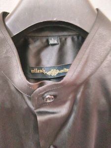 Party Wear Black Shirt Fot Boys