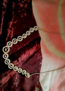 Jewelry set with cubic zirconia