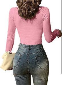 Pink Ribbed Sweetheart Top