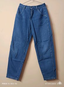 High-Waisted Boyfriend Jeans